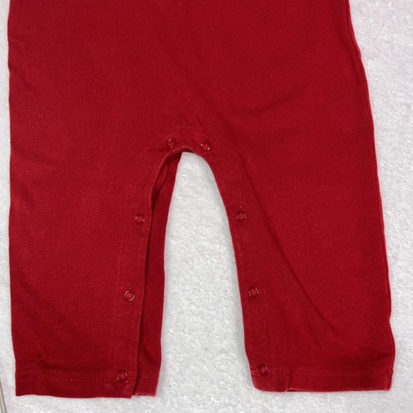 Oshkosh Blue boys red one piece romper size 18m - Picture 4 of 7